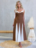 Women Spring Summer Printed Bohemian Dress