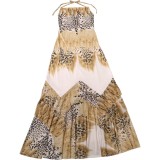 Women Summer Sexy Halter Neck Maxi Dress