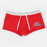 Women beach holiday sexy letter print bikini shorts three-piece