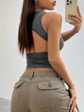 Women Sexy Spring/Summer Sleeveless Top