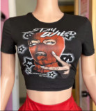 Women Summer Short-Sleeve Printed T-Shirt