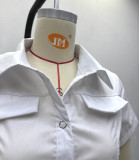 Women Short-Sleeve Shirt Top
