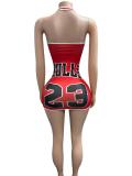 Women Lace-Up Halter Neck Sexy Hollow-Out Bodycon Dress