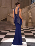 Women Sleeveless Off-Shoulder Formal Party Sequin Bodycon Dress