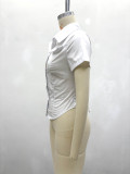 Women Short-Sleeve Shirt Top