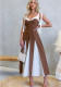 Women Spring Summer Printed Bohemian Dress