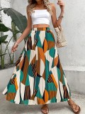 Women Summer Print Skirt