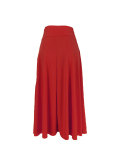 Summer Women's Solid Casual Midi Skirt