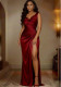 Women Summer Sleeveless Slit Maxi Dress