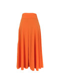 Summer Women's Solid Casual Midi Skirt