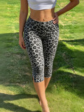 Women Slit Capri pants