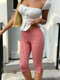 Women Slit Capri pants