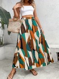 Women Summer Print Skirt