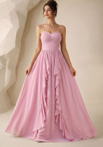 Women Chiffon Off-Shoulder Asymmetrical Maxi Dress Women Chiffon Off-Shoulder Asymmetrical Maxi Dress
