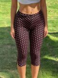Women Slit Capri pants