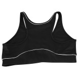Women Summer U-Neck Sports Vest Stretchy Shorts Two-Piece Set
