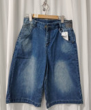 Women Wide-Leg Denim Shorts