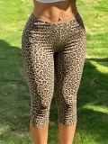 Women Slit Capri pants