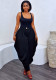 Summer Women's Plus Size High Waist Vest & Pants Two-Piece Set