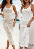 Women's Knitted Beach Cover-Up Tank Dress