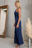 Spring/Summer Women's Chic Career Slash Shoulder Denim Dress
