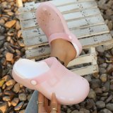 Summer Women's Platform Clogs Soft Sole Waterproof Quick-Dry Non-Slip Closed Toe Jelly Shoes