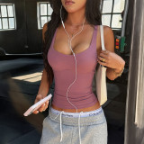 Spring/Summer Women's Y2K Yoga Cami Tank Top