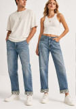 Fashion Unisex Denim Pants