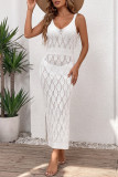 Women's Knitted Beach Cover-Up Tank Dress
