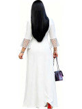 Women Lace Cuff Dress