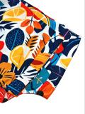 Women Short-Sleeve V-Neck Summer Printed Dress