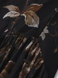 Women Summer Print Sexy Lace Patchwork Asymmetrical Maxi Strap Dress