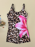 Women Sexy Printed One-Piece Swimwear