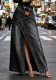 Women Summer Casual Slit Denim Skirt