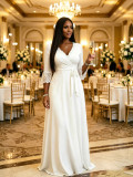 Women Lace Cuff Dress