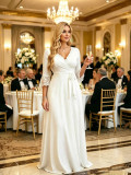 Women Lace Cuff Dress