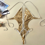 Women Sexy Lace-Up Sexy One-Piece Swimwear