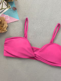 Women Sexy Lace-Up Bikini Holidays Swimwear Three-Piece