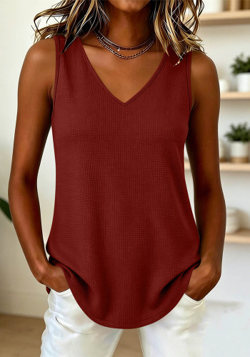 Women Spring/Summer V-Neck Knitting Top