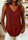 Women Spring/Summer V-Neck Knitting Top