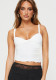 Women Summer Sexy Backless Vest with Pleated Cropped Top