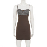 Women Sexy Lace-Up Backless Bow Bodycon Dresses