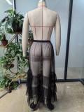 Women Summer Mesh Cake Skirt