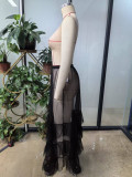 Women Summer Mesh Cake Skirt