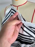 Women summer African print sleeveless top and Pants two-piece set