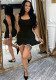 Women Summer Sleeveless Wavy Rolled Hem Sleeveless Dress