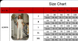Women Casual Striped Lace Patchwork Short-Sleeve Wide-Leg Jumpsuit
