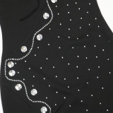 Women Beaded Sexy Camisole Dress