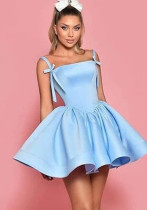 Women's Solid Color Strap Sexy Prom Evening Dress（Processing time need 3-6 days）