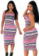 Women's Sexy Letter Print Tight Fitting Bodycon Dress